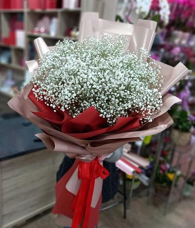 Букет цветов из: Гипсофила в Снежинске