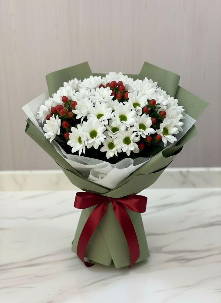 Букет цветов из: Хризантемы в Снежинске