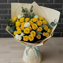 Букет цветов из:  Розы в Снежинске