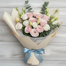 Букет цветов из:  Лизиантусы в Снежинске