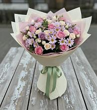 Букет цветов из:  Розы и Хризантемы в Снежинске