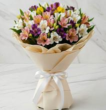 Букет цветов из:  Альстромерии #REPLACE_PRED# Снежинске