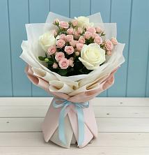 Букет цветов из:  Розы в Снежинске