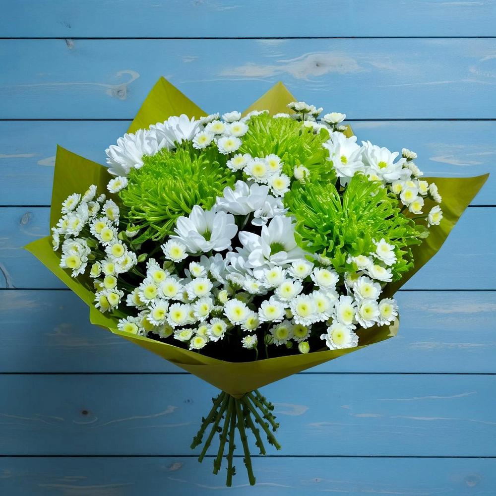 Букет цветов из: Хризантемы в Снежинске