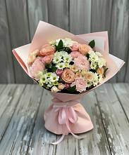 Букет цветов из:  Гвоздики, Розы и Хризантемы #REPLACE_PRED# Снежинске