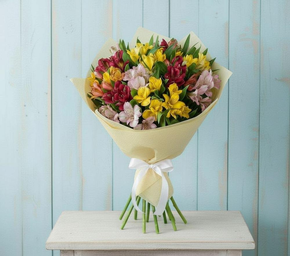 Букет цветов из: Альстромерии в Снежинске