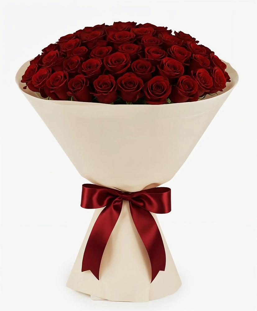 Букет 101 Бордовая роза Блэк Бакарра в Снежинске