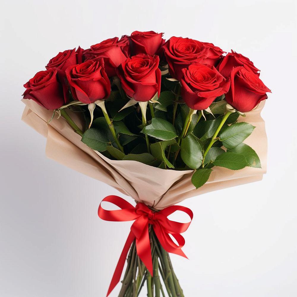 Букет 11 Красных роз Эдлесс Лав в Снежинске